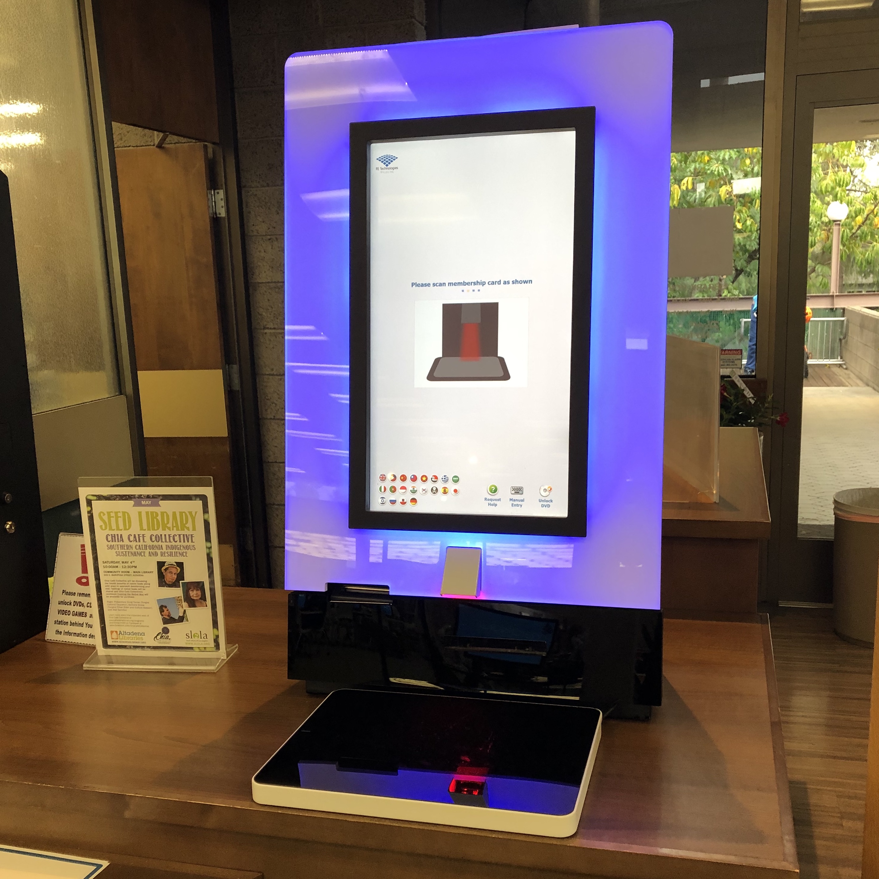 New RFID Terminal at Main Library