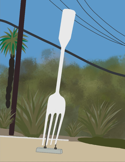 Fork in the Road graphic design